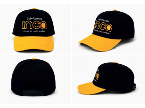 GORRAS NEGRAS CON AMARILLO