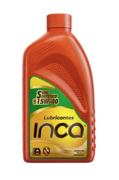 [GAS.S/SSQ15W40CJ] INCA SEMISINTETICO API SQ SAE 15W40 EN CAJA DE 1/4 DE GALON NARANJA